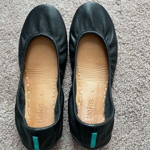 Tieks black leather